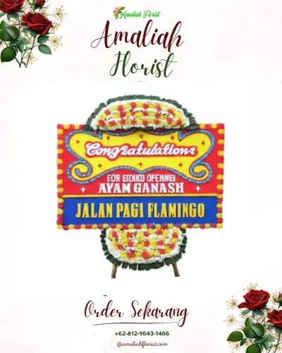 Bunga Papan Congratulation di Pasir Madang